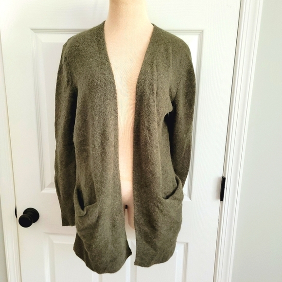 Madewell Wool and Alpaca-Blend Open Front Cardigan XS - Picture 1 of 9